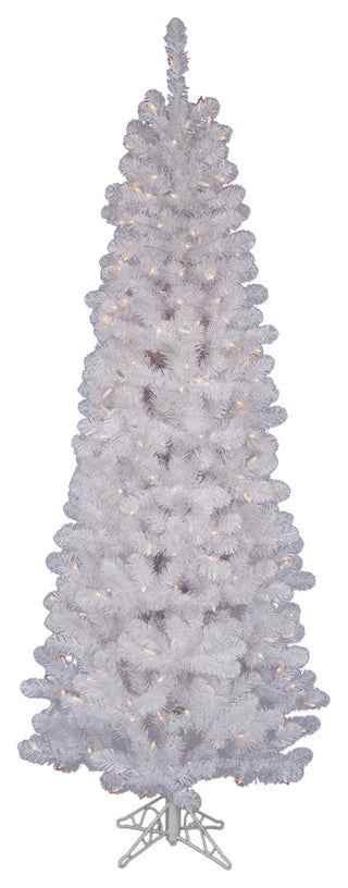 6.5' X 32" White Salem Pencil 250Led Wmw