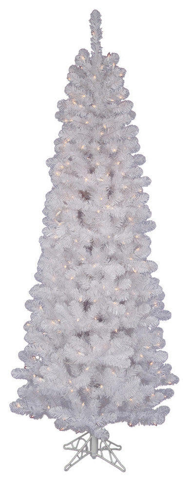 6.5' X 32" White Salem Pencil 250Led Wmw