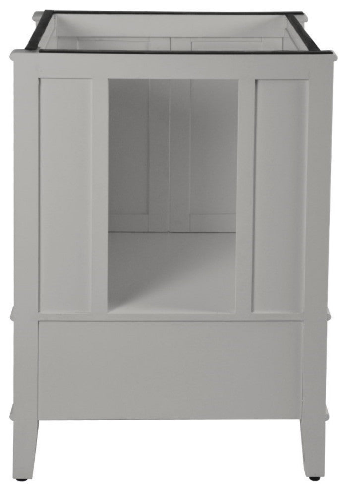 25" Single Vanity, Light Gray With Engineered Stone Top