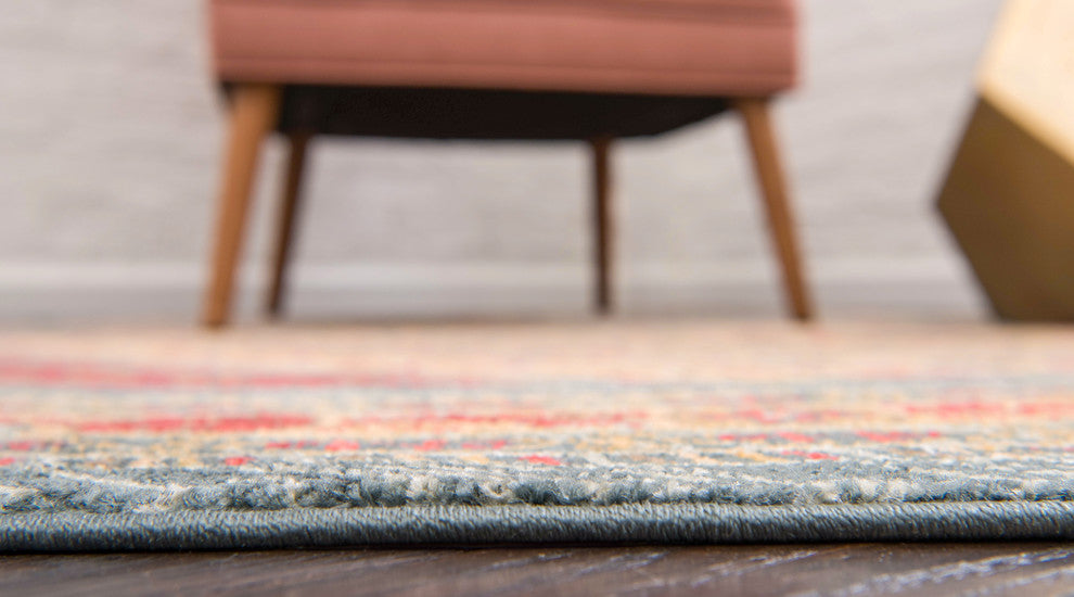 Unique Loom Blue Pasadena Fars 7' 0 x 10' 0 Area Rug