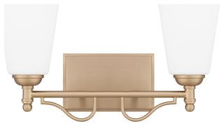 Quoizel ESR8616 Esther 2 Light 16"W Vanity Light - Bronze Gold