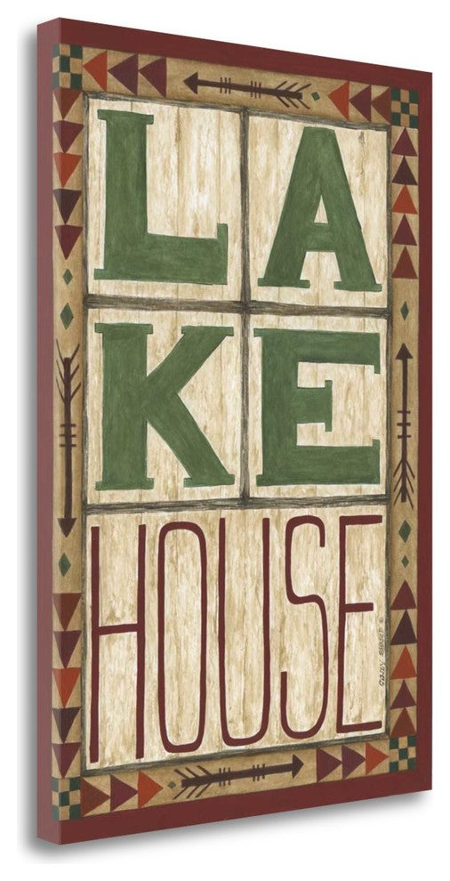"Lake House" By Cindy Shamp, Giclee Print on Gallery Wrap Canvas, Ready to Hang