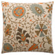 Calypso Orange Feather Down Decorative Throw Pillow, 24x24