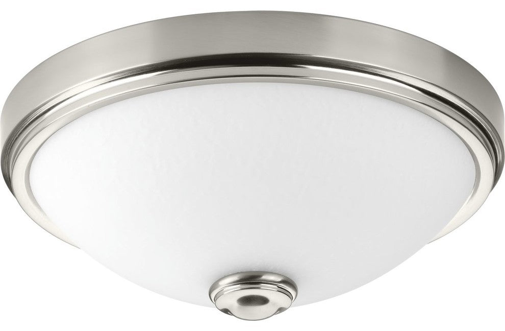 1-Light DC LED Flush Mount, Brushed Nickel