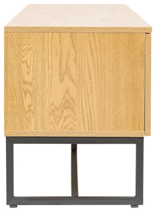 60 inch Wicker TV stand modern wood TV cabinet