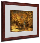 'Back Roads' Matted Framed Canvas Art by Lois Bryan