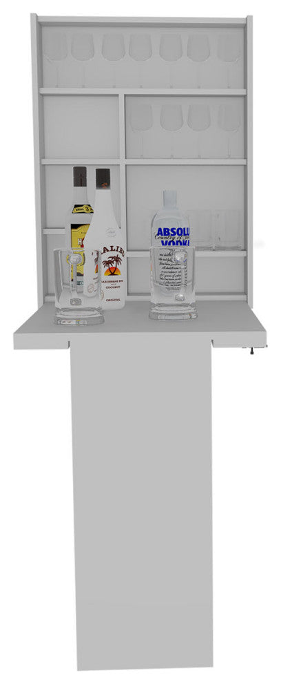 DEPOT E-SHOP Toscana Foldable Table, White