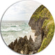 Crescent Head Coastline In Australia, Landscape Disc Metal Artwork, 23"