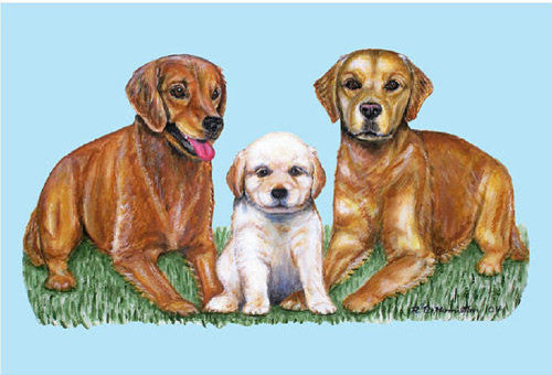 Golden Retriever Door Mat 18x26