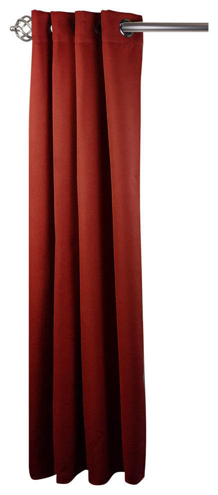 Heavy Duty Drapery Single Panel, Red, 96"x108"