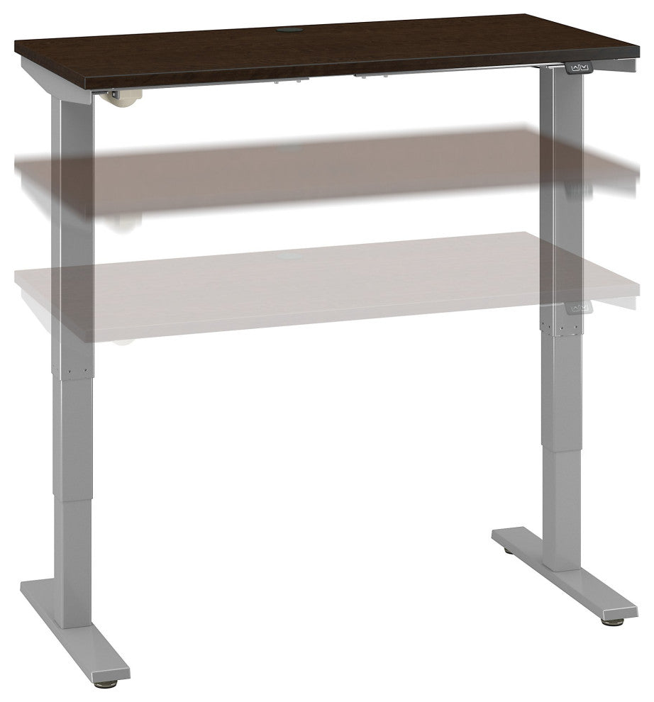 Move 40 Series 48W Height Adjustable Standing Desk, Mocha Cherry