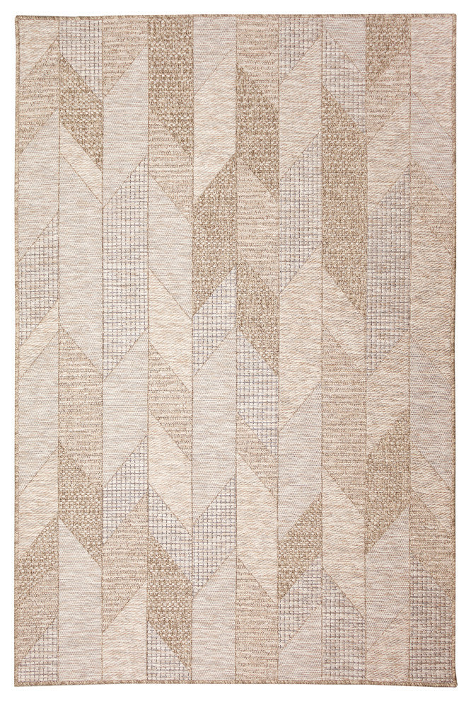 Orly Angles Indoor/Outdoor Rug Natural 1'11"x7'6"