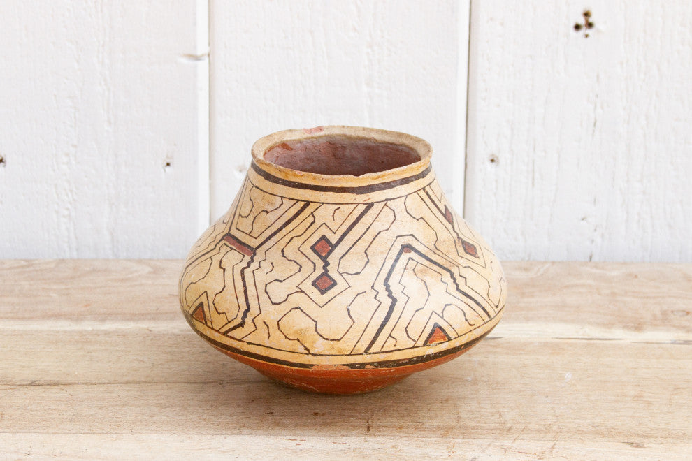 Mid-Century Glazed Peruvian Bowl