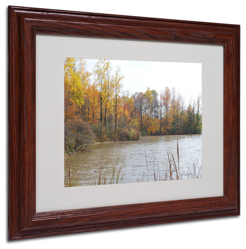 'Just a Wonder' Matted Framed Canvas Art by Monica Fleet