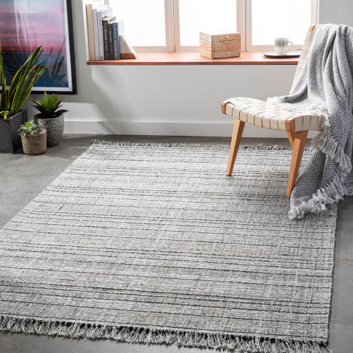 Surya Yorkville YRK-2302 8'x10' Rug, Dark Green/Ivory/Dark Brown/White/Sea Foam