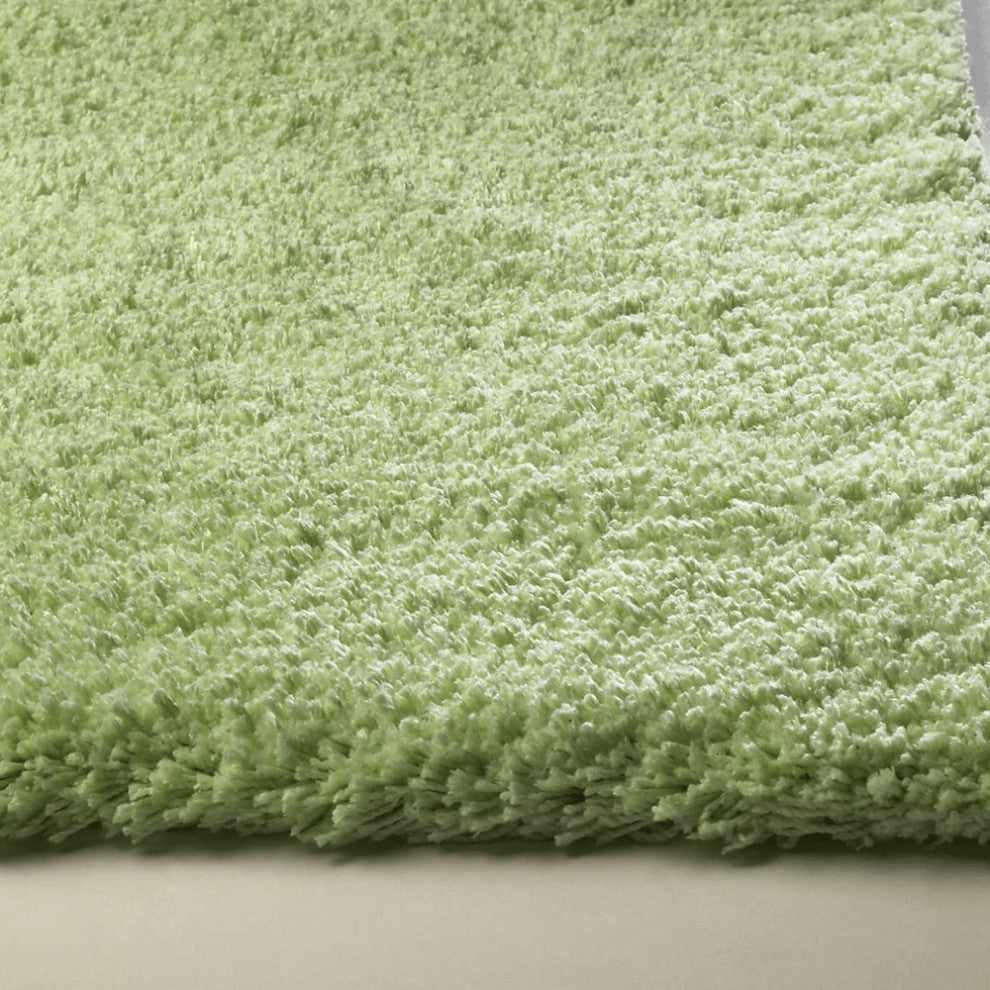 3'X5' Spearmint Green Indoor Shag Rug