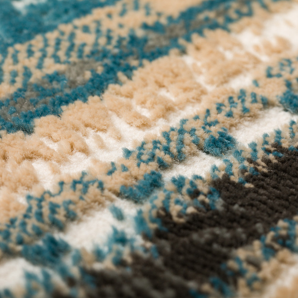 Dalyn Karma KM8 Blue 3'3" x 5'1" Rug