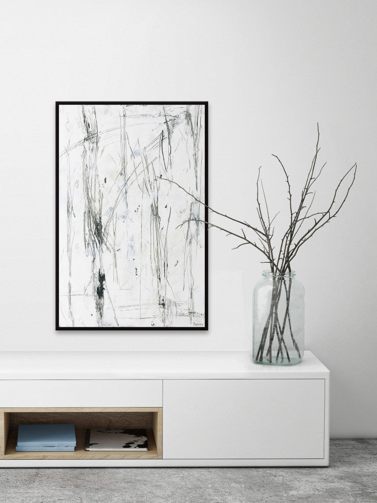 "Calm Energy" Floater Framed Painting Print on Canvas, 30x45
