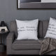 Dann Foley Double Sided Pillow Einstein Quote Gray Velvet 24" X 24"