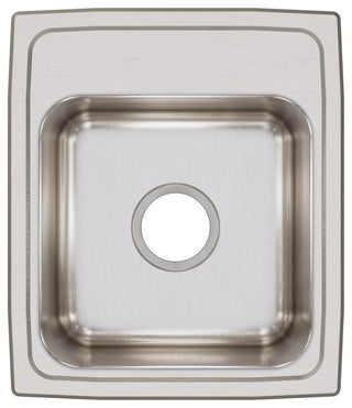 LR15170 Lustertone Classic Stainless Steel 15" x 17-1/2" Drop-in Bar Sink