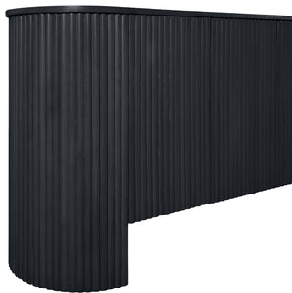 Belinda Beech Wood Sideboard/Buffet, Black
