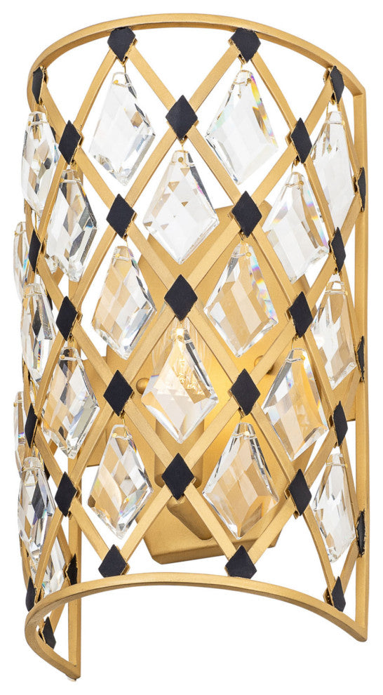 Varaluz 345W01 Windsor 13" Tall Wall Sconce - French Gold