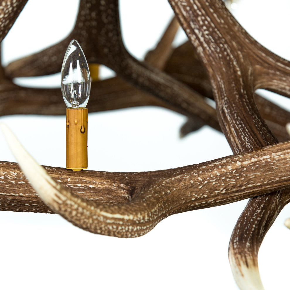 Elk 6 Antler Chandelier