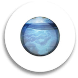 Aussie Aquariums 2.0 Wall Mounted Aquarium - Porthole Matte White