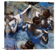 "Blue Dancers (Les Danseuses Bleues)" Canvas Giclee by Edgar Degas, 16"x16"