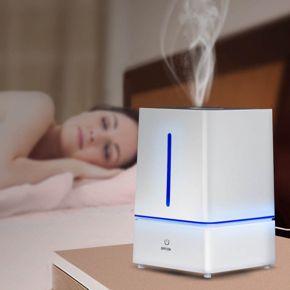 Costway 4L Ultrasonic Cool Mist Air Diffuser Humidifier w LED Light Office