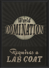 World Domination Framed Poster