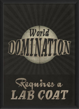 World Domination Framed Poster