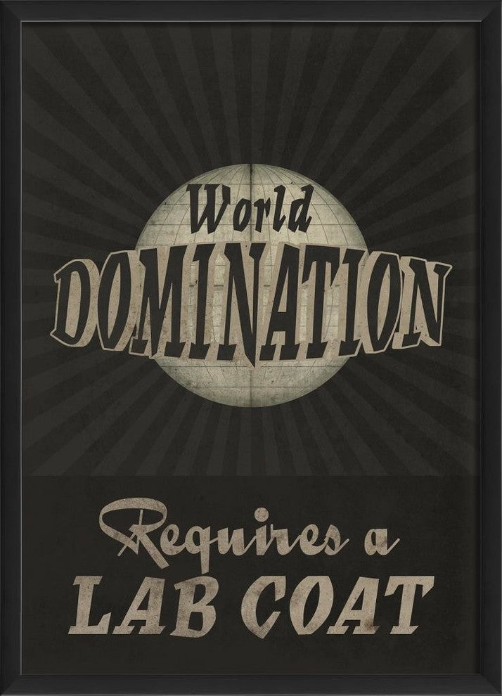 World Domination Framed Poster