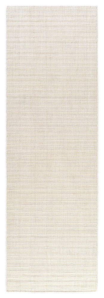Ivory Transitional Solid Handwoven New Zealand Wool Indoor Rug, 2' x 3'
