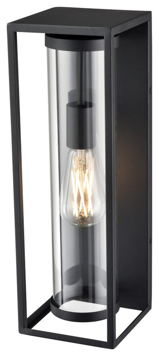 1 Light 5.5 in. Textured Black Outdoor