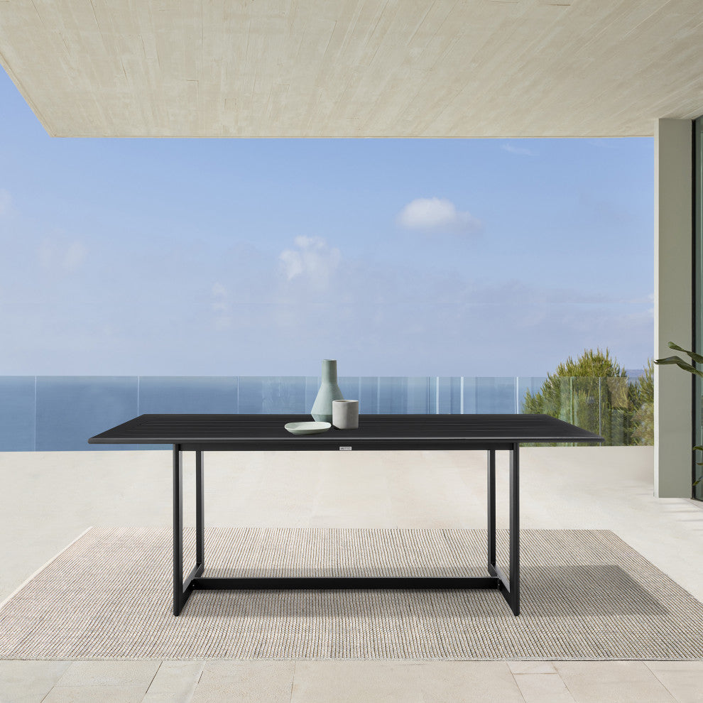 Grand Outdoor Patio Dining Table, Aluminum