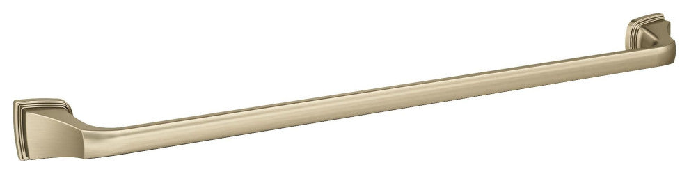 Amerock Revitalize Traditional Towel Bar, Golden Champagne, 24" Center-to-Center