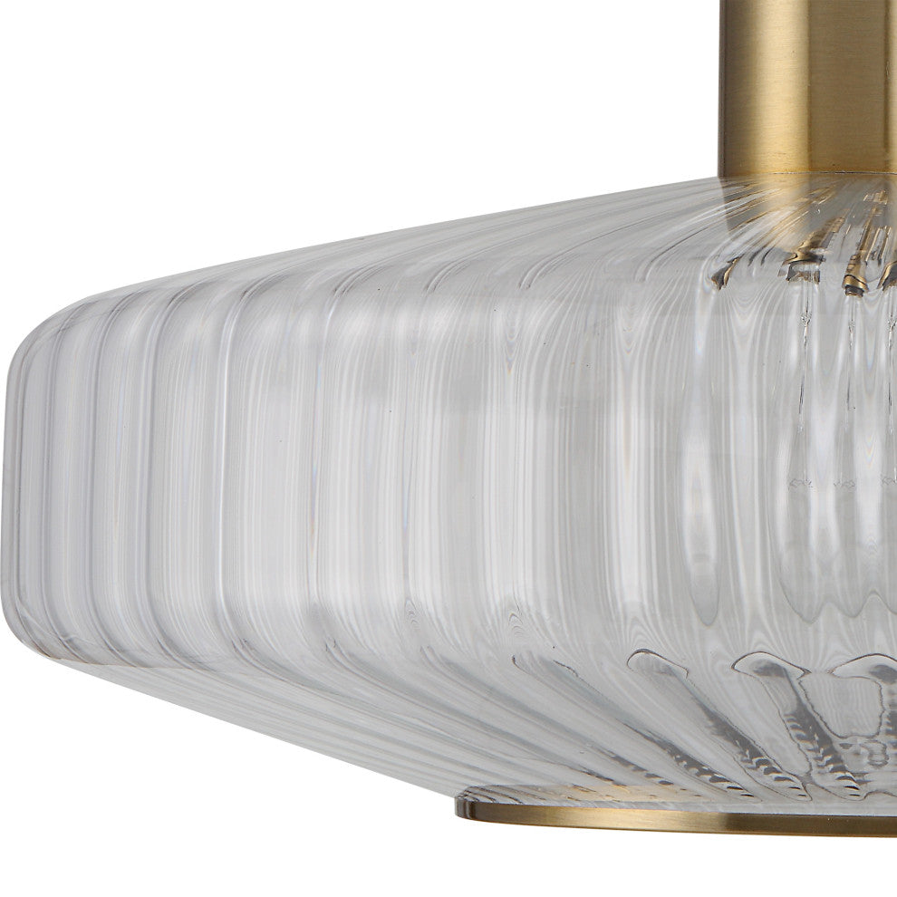UT-21563 Uttermost Giovane Antique Brass 1 Light Pendant