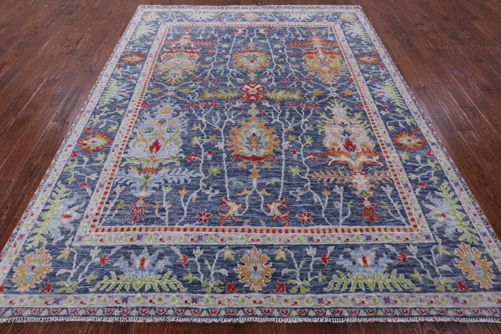 8' 1" X 10' 3" Turkish Oushak Handmade Wool Rug - Q13390