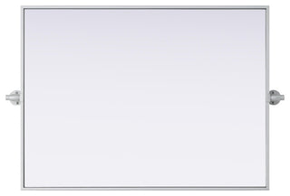Home Living 24x32 Pivot Mirror, Silver