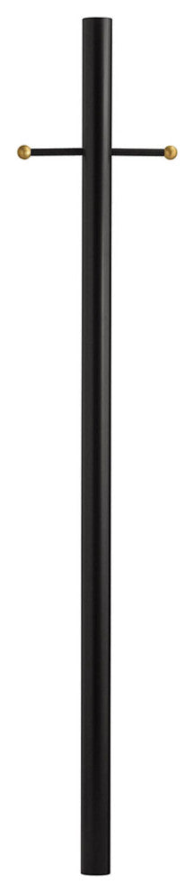 Hinkley 6661TK 7' Direct Burial Post with Ladder Rest, Black