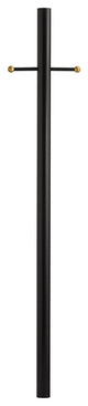 Hinkley 6661TK 7' Direct Burial Post with Ladder Rest, Black