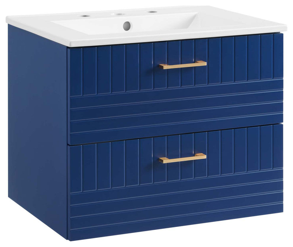 Daybreak 24" Bathroom Vanity, Blue White