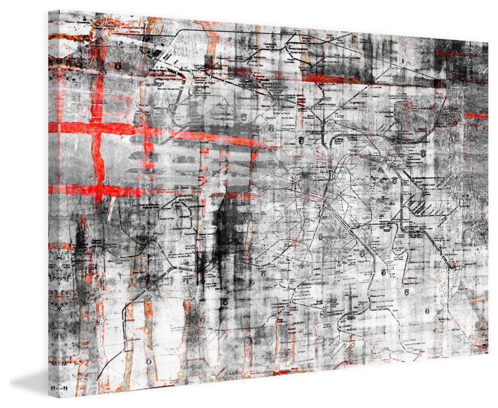 "Metro" Fine Art Canvas Print, 36"x24"