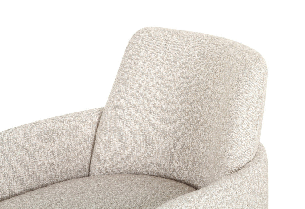 Modrest Cando Modern Beige Fabric Dining Chair