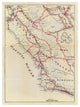 "San Benito, Fresno, Monterey, San Luis Obispo, Kings, Kern" Paper Art, 18"x24"