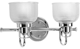 Archie Collection 2-Light Bath Light, Polished Chrome