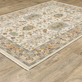 Oriental Weavers Lucca 2063Y Traditional Rug, Ivory, 5'3"x7'6"