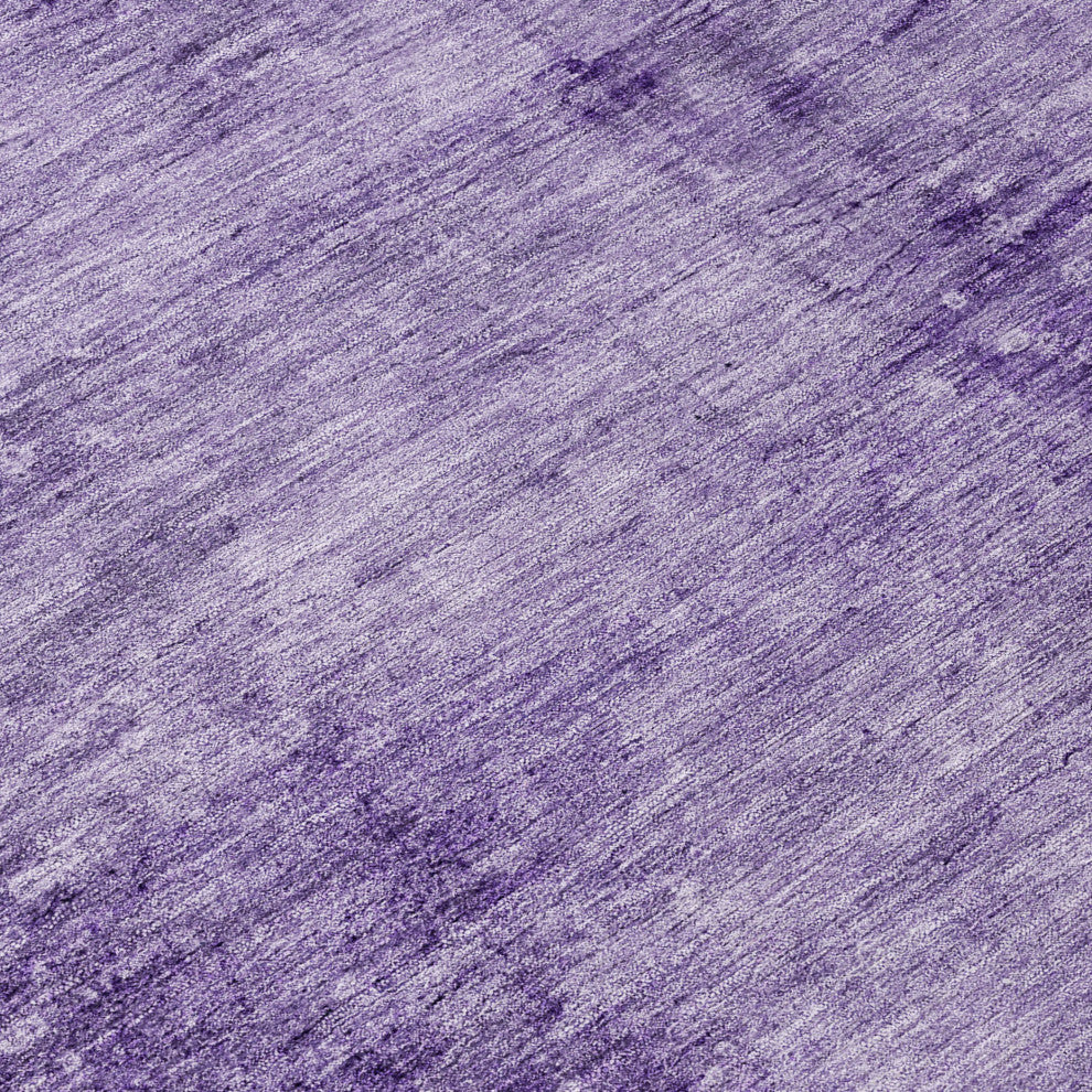 Machine Washable Indoor/Outdoor Chantille ACN1884 Purple 10' x 14' Rug