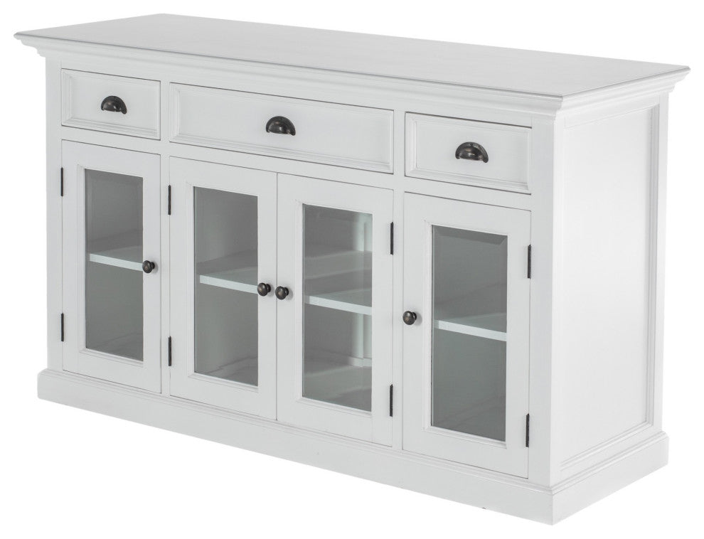Modern Farmhouse White Buffet Server